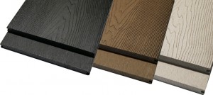 WPC 3D WOODGRAIN "Teak Brown" - Solid Composite Decking 4M