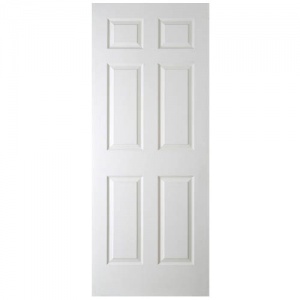 REGENCY FIRE DOORS - FD30 Bostonian 6 Panel Woodgrain - Noyeks Newmans Ireland