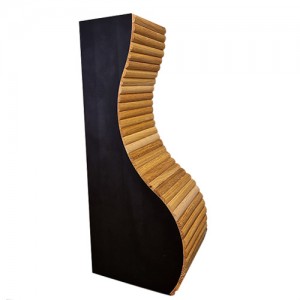 Flexible Solid Oak Fluted Panel