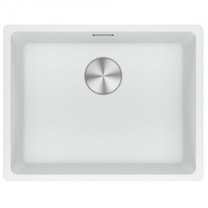 FRANKE - Maris Single Bowl Undermounted Sink Fragranite Polar White