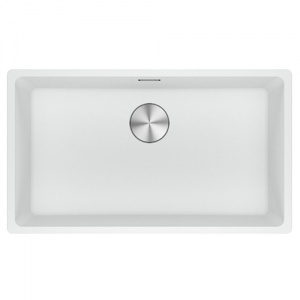 FRANKE - Maris Single Bowl Undermounted Sink Fragranite Polar White