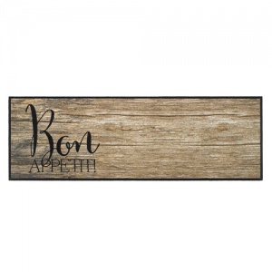 COOK & WASH INDOOR RUGS - Wood Bon Appetite