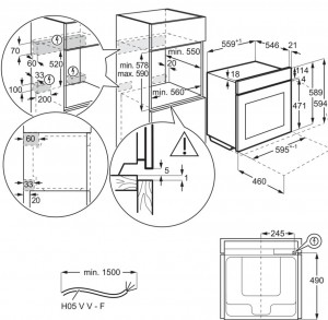 ELECTROLUX - 500 Series Surroundcook Oven