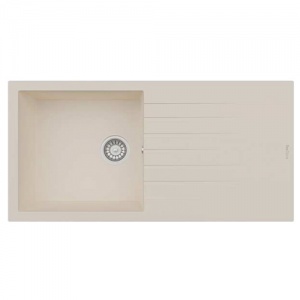 Composite Sink - Granite Cream Single Bowl & Single Drainer XL