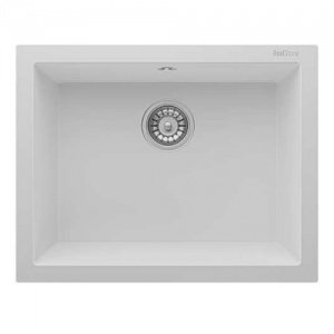 Composite Sink - Granite White Undermount Bowl Large