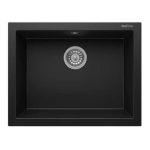 Composite Sink - Granite Black Undermount Bowl Large