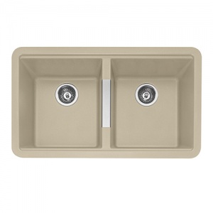 CAPLE - Lee200DS Undermount Geotech Granite Sink Desert Sand