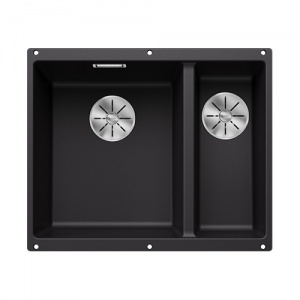 BLANCO - SUBLINE 340-160-U LH Black Silgranit Undermount Sink