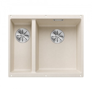 BLANCO - SUBLINE 340-160-U RH Soft White Silgranit Undermount Sink