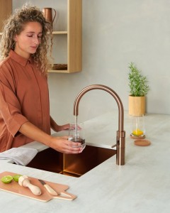 QUOOKER - PRO3 Fusion Round 3FRRCO Tap Rose Copper