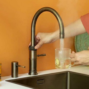 QUOOKER - PRO3 Classic Fusion Round 3CFRPTN Tap Patinated Brass