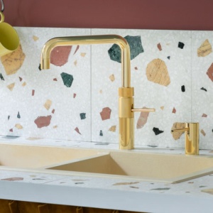 QUOOKER - PRO3 Fusion Square 3FSGLD Tap Gold