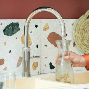 QUOOKER - PRO3 Classic Fusion Round 3CFRNIG Tap Nickel