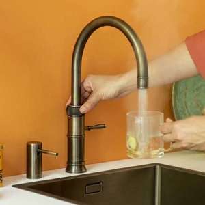 QUOOKER - PRO3 Classic Fusion Round 3CFRPTN Tap Patinated Brass