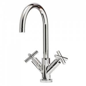 CAPLE - Kontro Dual Lever Kitchen Tap Antique Polished Chrome