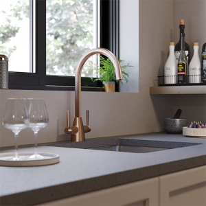 EIRLINE - Ivy Dual Lever Kitchen Tap Copper