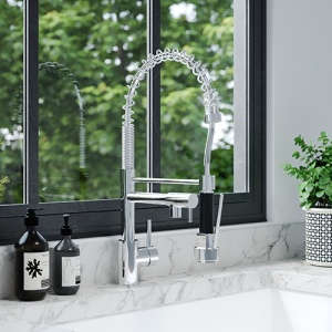 EIRLINE - Felix Pullout Spray Kitchen Tap Chrome