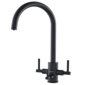 CLEARWATER - Stella Tri-Spa Black Filter Tap
