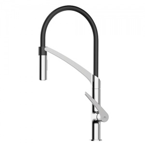 RUBINETA - Ultima-50 Black & Chrome Tap