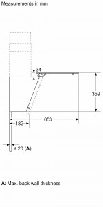 NEFF - Wall-mounted Extractor Hood D63IDK1S0B