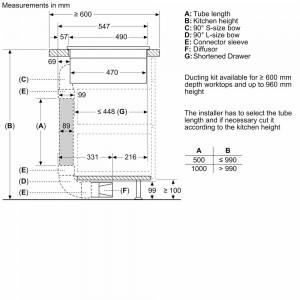 NEFF - N50 Induction Hob with Integrated Ventilation System V56NBS1L0