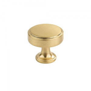 Brushed Satin Brass Knob 40mm