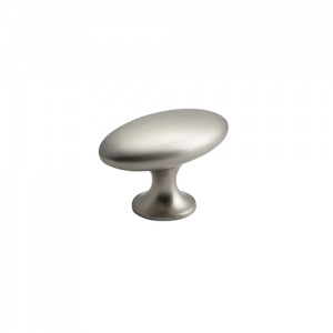 Inox Oval Knob 60mm