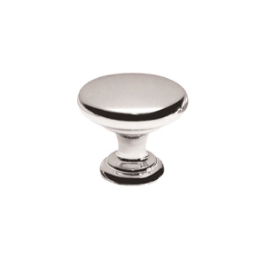 Polished Nickel Knob 32mm