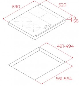 TEKA - Induction Hob 60 CM Flex