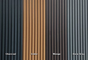 WPC Capri "Dove Grey" - Composite Cube Wall Cladding 