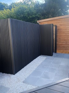 WPC Capri "Charcoal Grey" - Composite Cube Wall Cladding