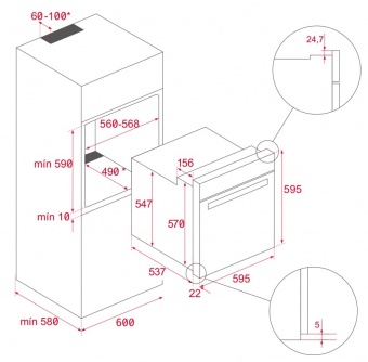 TEKA - Multifunction Oven With 6 Cooking Functions