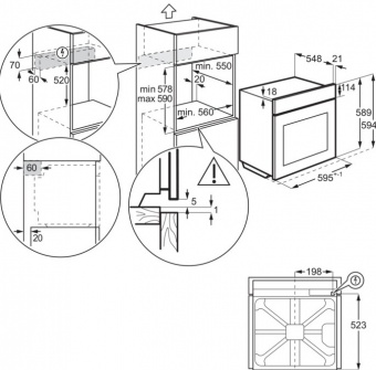 ELECTROLUX - 500 Series Surroundcook Airfry Oven