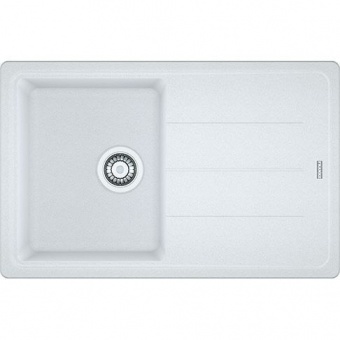 FRANKE - Basis Single Bowl Sink Reversible Fragranite Polar White