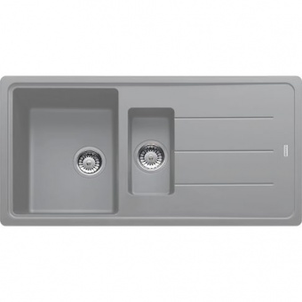 FRANKE - Basis 1.5 Bowl Sink Reversible Fragranite Stone Grey