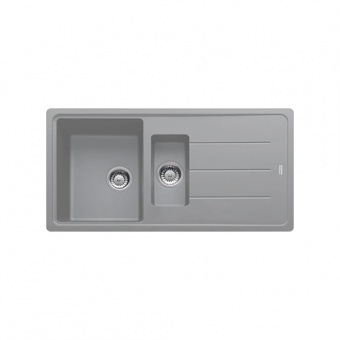 FRANKE - Basis 1.5 Bowl Sink Reversible Fragranite Stone Grey