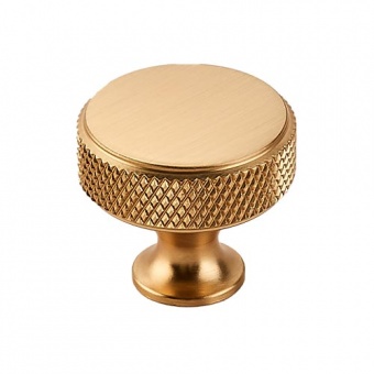 ASHFORD - Knurled Knob Brushed Brass