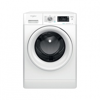 WHIRLPOOL - Freestanding 7kg 1400RPM FreshCare+ White Washing Machine 6th Sense B Energy