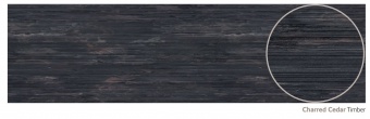 ALLOY SPLASHBACKS - Charred Cedar Timber