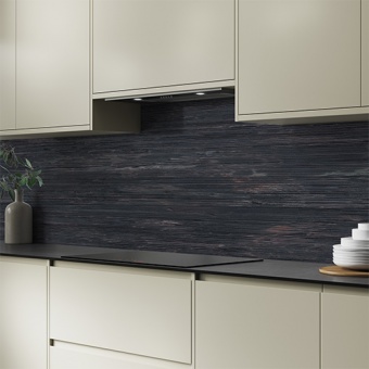 ALLOY SPLASHBACKS - Charred Cedar Timber