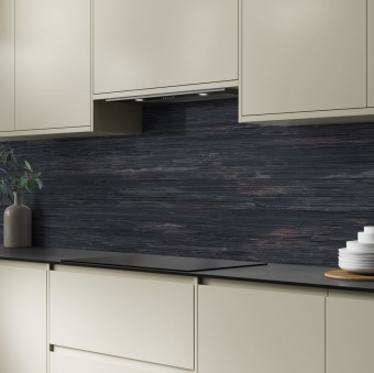ALLOY SPLASHBACKS - Charred Cedar Timber
