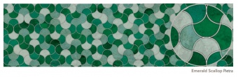 ALLOY SPLASHBACKS - Emerald Scallop Pietra