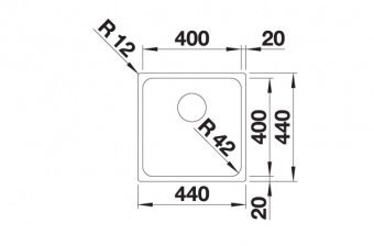BLANCO - Solis 400-U Undermount Sink