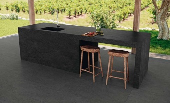 GRESPANIA COVERLAM TOP - Basaltina Negro