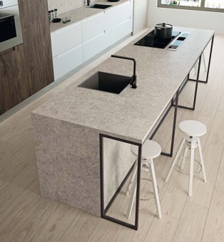 GRESPANIA COVERLAM TOP - Blue Stone Gris