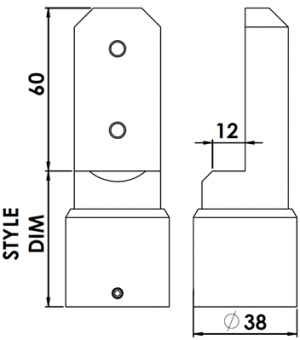 ALM - Partition Support Leg
