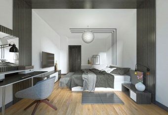 ERKADO - Midnight Grey 1 Panel - Internal Doors - Noyeks Newmans