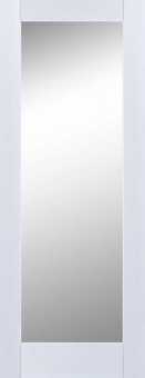 JAVA WHITE - Shaker 1 Lite Primed Primed Frosted Glass