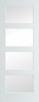 JAVA WHITE - Shaker 4 Lite Primed Clear Glass
