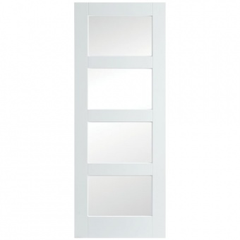 JAVA WHITE - Shaker 4 Lite Primed Clear Glass